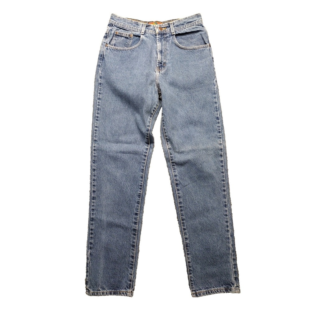 Vintage Structure Jeans Mens 30x32 Blue Dark Wash 90s Y2K 100% Cotton USA, Globe